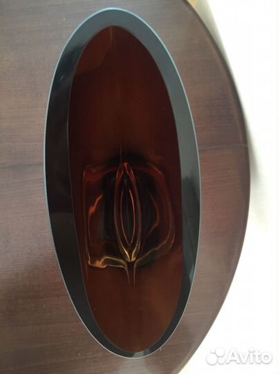 Дизайнерская стеклянная ваза