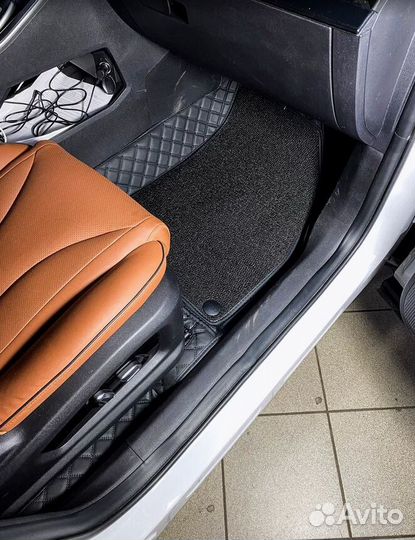 3Д (3D) коврики из экокожи Omoda Омода