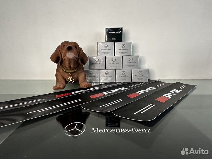 Защита на пороги AMG Mercedes Benz