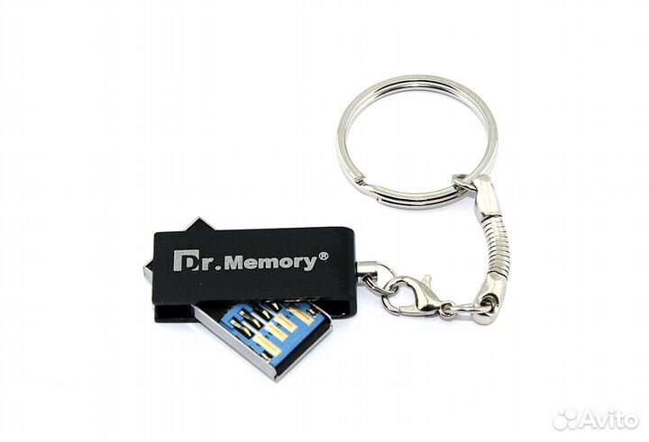 Флешка USB Dr. Memory 005 8Гб, USB 3.0, серебро