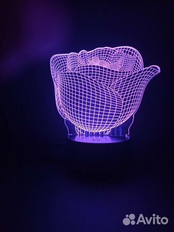 Светодиодный светильник с 3D эффектом Camelion