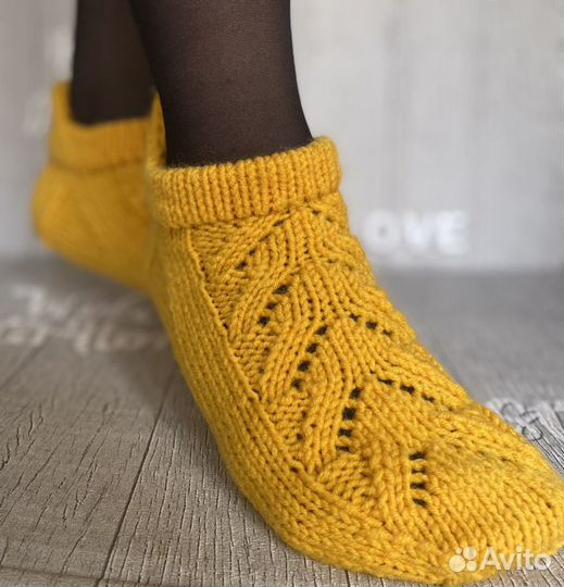 Вязаные носочки