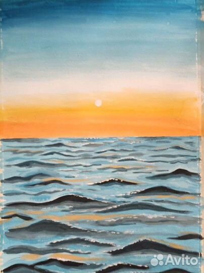 Картина гуашь 