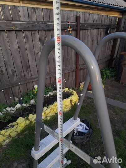 Лестница для каркасного бассейна бу