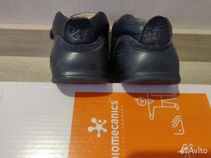 Детские ботинки туфли Biomecanics на липучках р.21