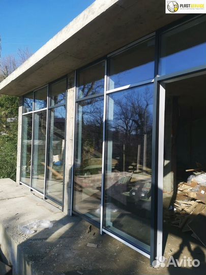 Алюминиевые окна, алюминиевые фасады Alutech F-50