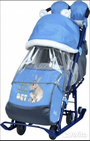 Санки коляска ника 7 5