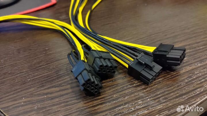 Переходник cpu-vga 2x8pin, molex-8pin, sata-8pin