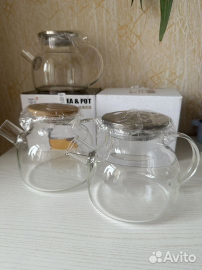 Чайник заварочный стеклянный