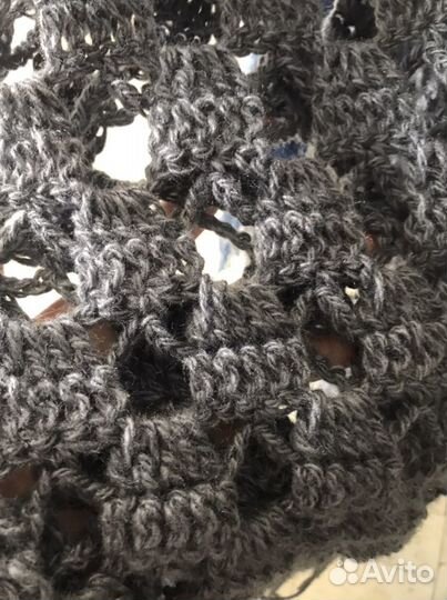 Платок-шаль вязанная