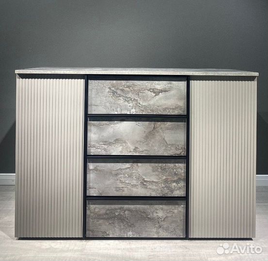 Комод с доводчиками лофт