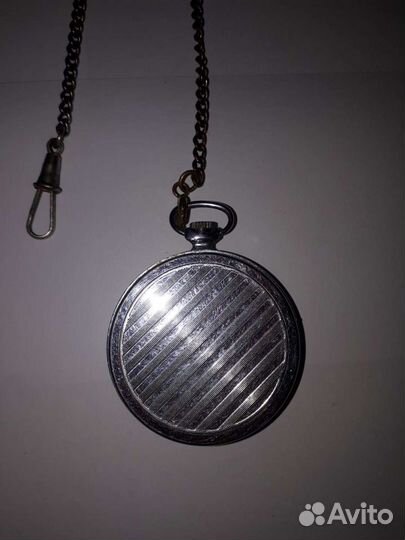 Часы Карманные Молния на цепочке СССР, рабочие