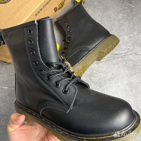 Dr. Martens 1460 Nappa (с мехом)