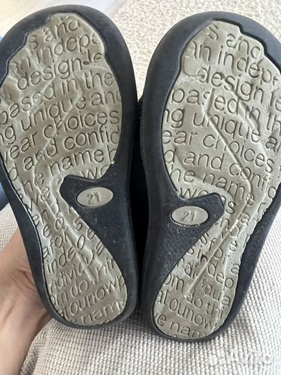 Туфли замшевые