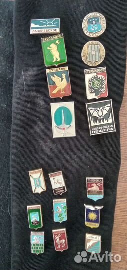 Значки СССР Гербы