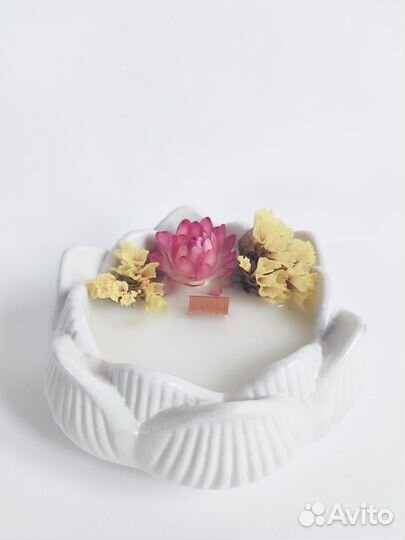 Ароматическая свеча ручной работы