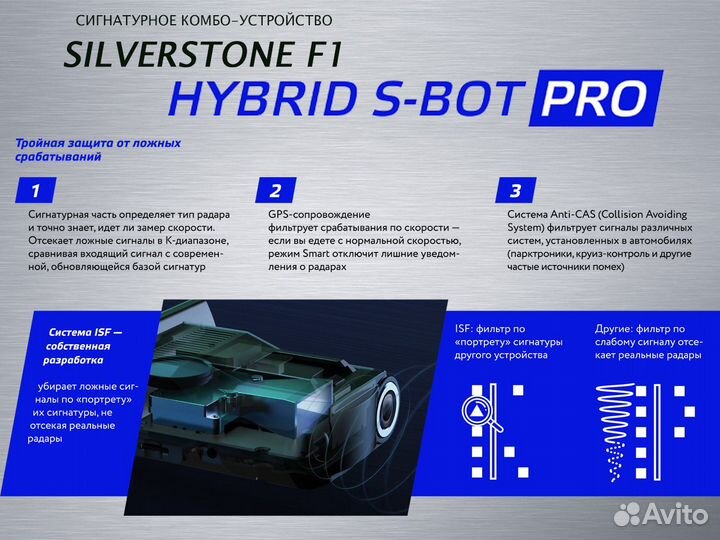 Комбо-устройство SilverStone F1 hybrid S-BOT PRO