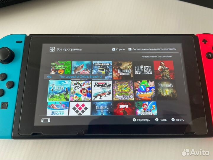 Nintendo Switch прошит 128gb