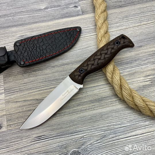 Нож охотничий из стали Х12мф