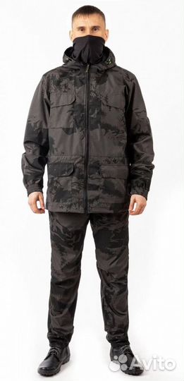 Костюм Nova Tex Захват смесовая, кмф черный, р.52