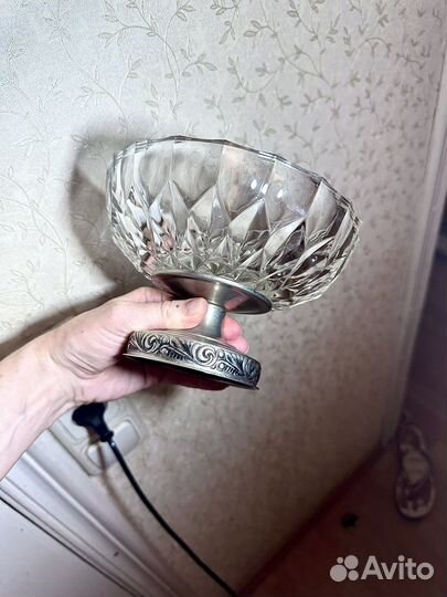 Ваза для конфет конфетница на ножке