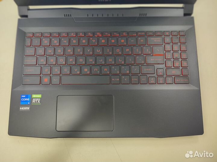 Ноутбук MSI Katana GF66 12UE-1060RU; Core i5-12500