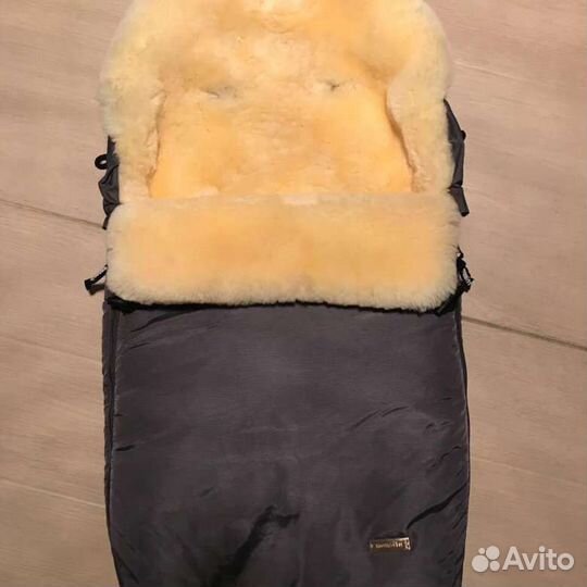 Конверт в коляску меховой новый