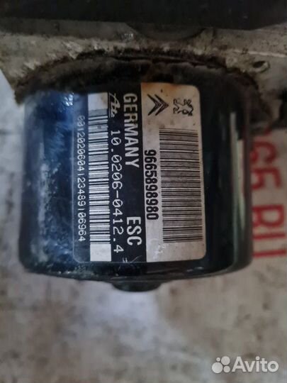 Блок abs Peugeot 207 универсал 1.6 EP6CD EUR 5