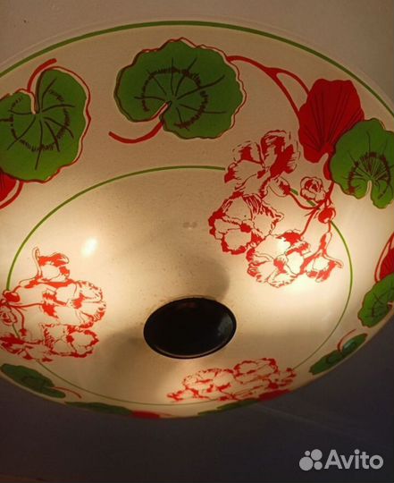 Люстра тарелка СССР