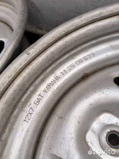 Диски R12 на квадроцикл yamaha grizly 550 u 700