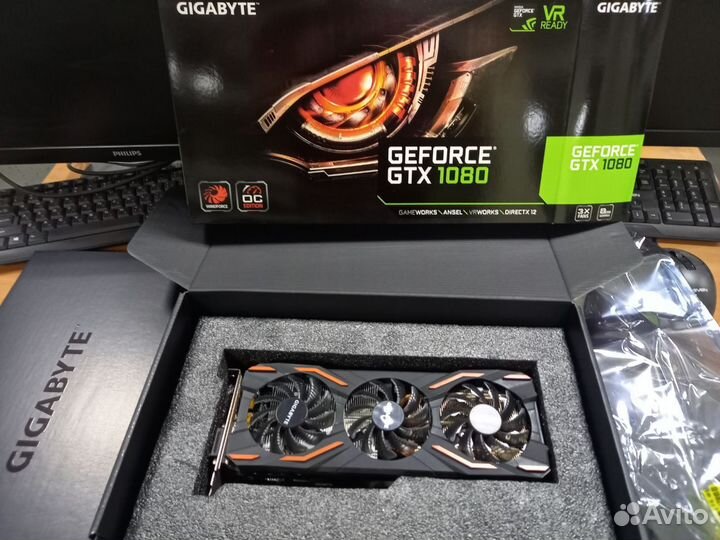Видеокарта gigabyte GeForce GTX 1080