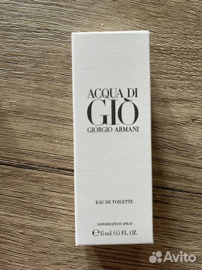 Туалетная вода Giorgio Armani Acqua di Gio 15 мл