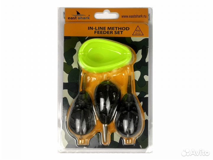 Набор 3 кормушки Flat + форма East Shark Набор 3 к