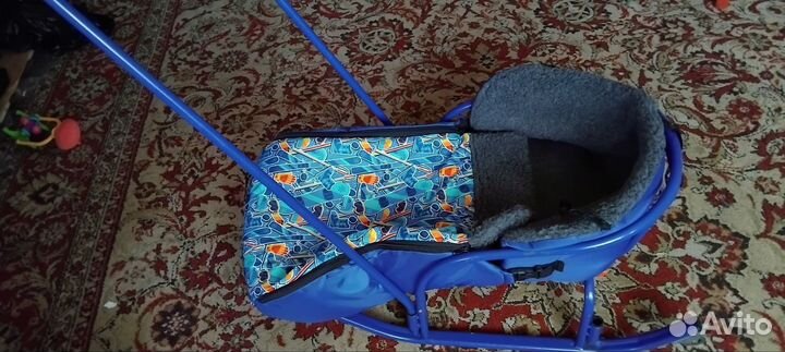 Детские санки с колесами