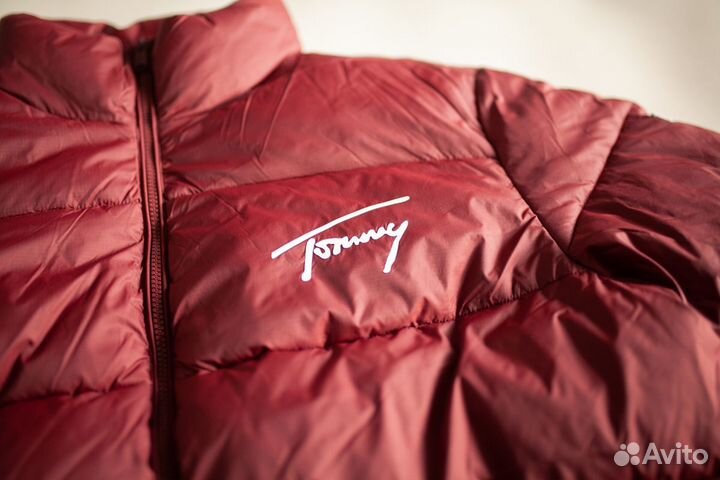 Куртка бомбер пуховик Tommy Hilfiger унисекс