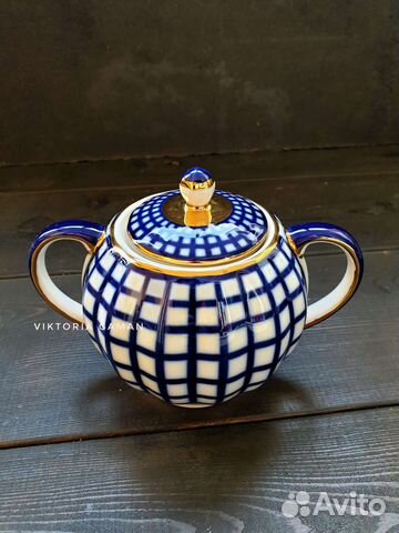 Сахарница лфз Кобальтовая клетка (ифз)