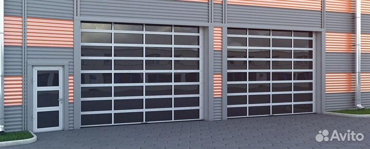 Промышленные секционные ворота