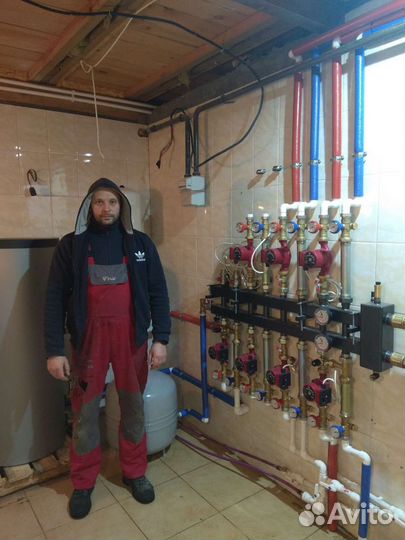 Монтаж Отопления/Водоснабжения/Теплый пол