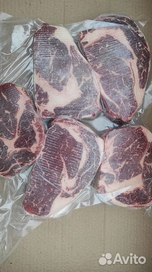 Мраморный Стейк Рибай, говядина с фермы