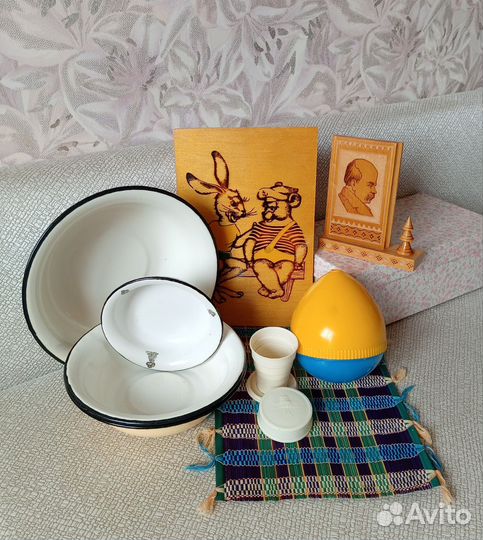 Вещи СССР миска эмаль