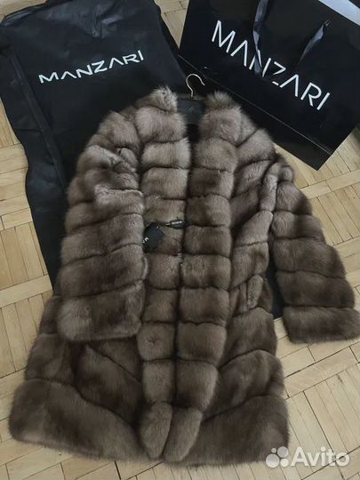Шуба соболь manzari Lavander silver 2