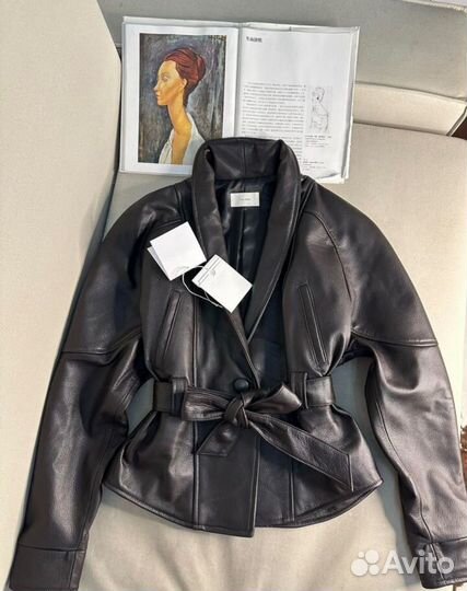 Кожаная куртка The Row