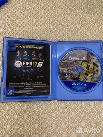 Диск fifa 17 на ps4