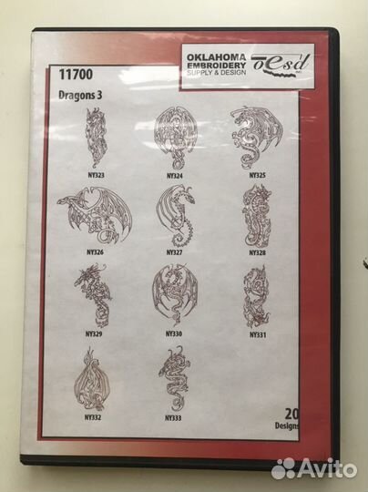 Дизайны для машинной вышивки