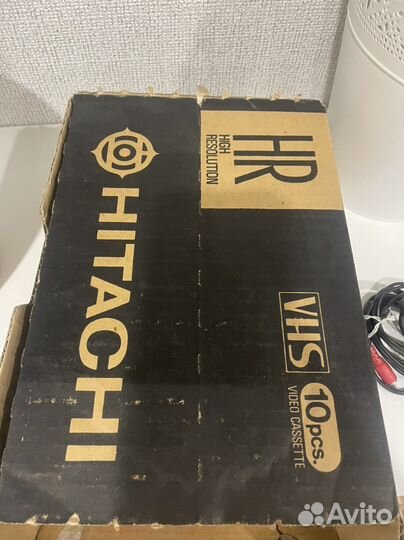 Кассеты видео vhs e 180 hr hitachi