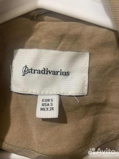 Тренч stradivarius s