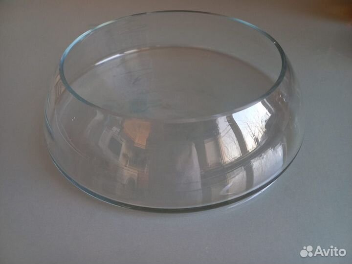 Креативная плоская ваза стекло