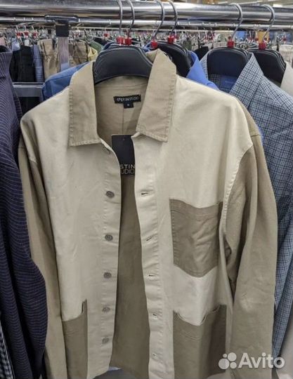 Джинсовая рубашка zara