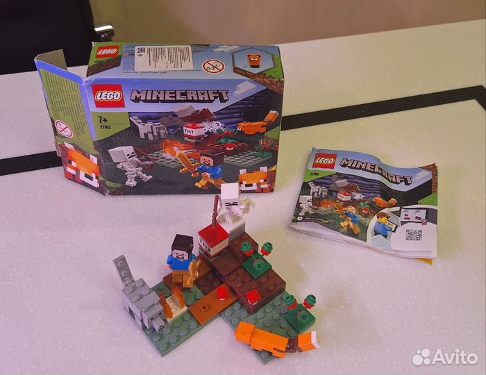 Конструктор lego Minecraft 21162 и 21164