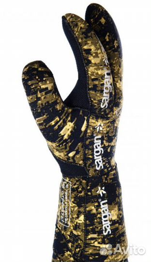 Неопреновые трехпалые рукавицы для подводной охоты